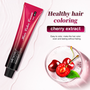 Crema Colorante Professionale MOKERU all'Ingrosso, Permanente Senza Ammoniaca, Organica, 100ml, con Estratto di Ciliegia, <span class=keywords><strong>Tinta</strong></span> <span class=keywords><strong>per</strong></span> <span class=keywords><strong>Capelli</strong></span> <span class=keywords><strong>per</strong></span> Donne - Product Image 5