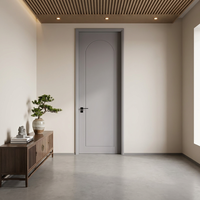 Porte intérieure en bois avec revêtement CPL anti-rayures, style moderne minimaliste, insonorisée, pour chambre et appartement, résistante à l'eau