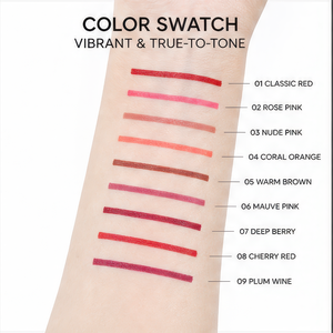Crayon à lèvres double embout automatique waterproof bio pour un look naturel avec logo personnalisé - Product Image 6