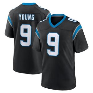 Atacado Costurado Camisas De Futebol Americano Nova Temporada #10 Legette #4 Mcmillan #9 Jovem Carolina Panther Jerseys Bordados - Product Image 2
