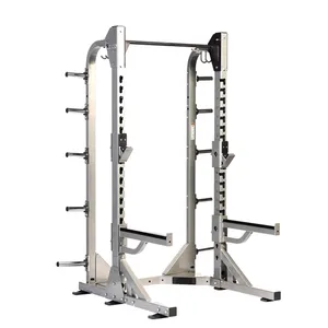 Distributor Wanted Muscle Dezhou Fitness Sport Half Rack Long Base With Free Painting Color