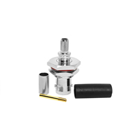 Connecteur coaxial BNC femelle EZ à sertir sans soudure pour câble coaxial RF RG58 LMR195 RG223