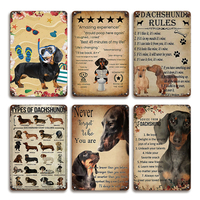 Letrero Metálico Pintado Retro de Estilo Vintage Personalizado al por Mayor de INEED, Letrero de Hojalata Pequeño con Diseño de Póster Antiguo, Impresión UV