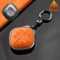 GZ Domi Accessoires de voiture de qualité supérieure, alliage de zinc métallique, étui de protection pour clé de voiture en cuir véritable pour Chery Jetour Dasheng PRO