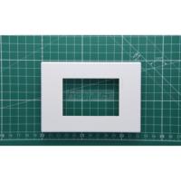 BTICINO/LEGRAND HW4803HD Axolute Air 3 modules métalliques blancs, plaque autoportante, pièces détachées fabriquées en Italie