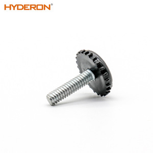 Pieds réglables en acier à fond rond et moleté Hyderon, robustes, pour meubles et machines-outils - Product Image 4