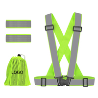 Kit de sécurité réfléchissant tout-en-un : Gilet, sangles de bras, pochette de voyage – Expédition rapide en 7 jours, prêt pour les uniformes d'équipe (OEM) CT31251