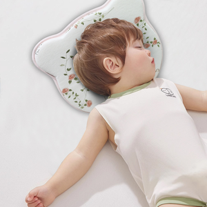 <span class=keywords><strong>Almohada</strong></span> de esponja de silicona infantil para bebé con <span class=keywords><strong>cabeza</strong></span> antiplana con patrón de animales y dibujos animados - Product Image 4