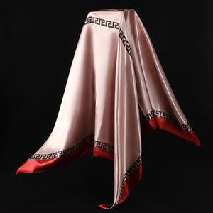 Foulard Quadrato 35 Pollici Simil-Seta - Sciarpa Satinata alla Moda per <span class=keywords><strong>Donna</strong></span>, <span class=keywords><strong>Bandana</strong></span> per Acconciature Notturne - Product Image 3