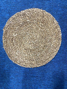 Flower Woven <b>Placemat</b> Handmade Straw Corn Husk Seagrass <b>Placemats</b> for Dining Table Decor Wall Hanging Boho Wall Decor - Product Image 6