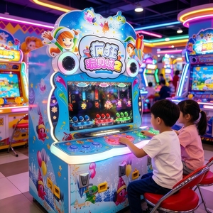 Équipement de divertissement pour enfants : Machines de jeux vidéo d'arcade intérieures, Crazy Toy City, Cordes de lancer pour tirer des billets de loterie - Product Image 4
