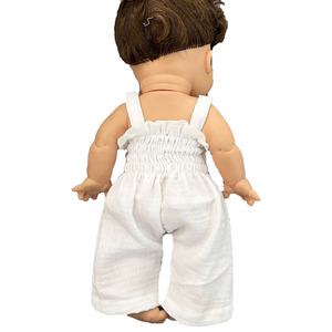 <span class=keywords><strong>Miniland</strong></span> Dolls Smocked Jumpsuits Vêtements d'été en mousseline solide pour poupée - Product Image 5