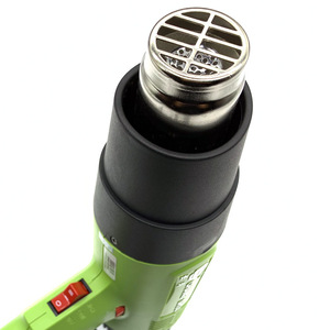 Calentador Eléctrico Industrial de 2000W para Calentamiento Rápido, Pantalla LCD Digital, Dos Velocidades de Flujo de Aire, Acero Inoxidable, 250-500C, 220V - Product Image 2