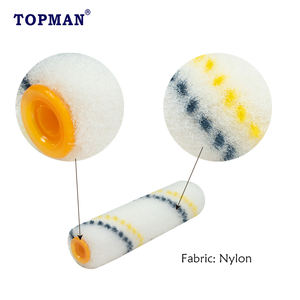 Mini <span class=keywords><strong>rouleau</strong></span> de <span class=keywords><strong>peinture</strong></span> de 4 pouces avec poils en nylon durables et noyau en résine durable - DIY et qualité industrielle - Rodillo De Pintura - Product Image 2