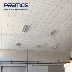 Panneau/<span class=keywords><strong>plafond</strong></span> Fiber minérale acoustique 600x600, carreaux, ornements en Fiber - Product Image 4
