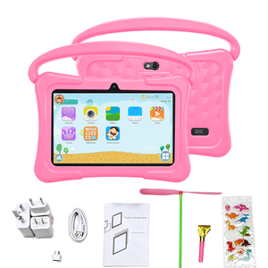Tablette pour enfants 7 pouces Android 15 Wi-Fi Éducative avec poignée Résistance aux chutes Rouge - Product Image 3