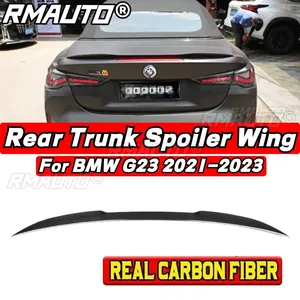สปอยเลอร์หลังรถยนต์ BMW G23 ชิ้นส่วนภายนอก สปอยเลอร์ปีกหลังสำหรับ BMW G23 G83 M4 Convertible 2021-2023 อุปกรณ์ตกแต่งรถยนต์ - Product Image 1