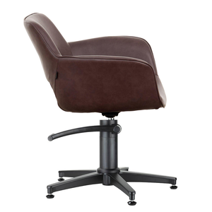 Poltrona da Barbiere in Stile Vintage con Dettagli in Legno Marrone Scuro, Sedia per <span class=keywords><strong>Parrucchiere</strong></span> e Lavatesta per Salone di Bellezza - Product Image 4