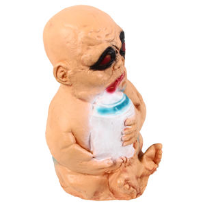 Adorno de Mesa de Látex para Halloween, Biberón de Bebé Zombi Espeluznante, Detalle de <span class=keywords><strong>Ojos</strong></span> Rojos y Boca Ensangrentada - Product Image 4