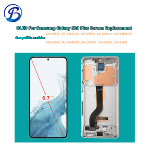Écran de téléphone portable OLED pour samsung Galaxy <span class=keywords><strong>S20</strong></span> Plus écran tactile <span class=keywords><strong>S20</strong></span> + 6.7 G985 <span class=keywords><strong>prix</strong></span> de gros en vrac remplacement de l'écran du téléphone - Product Image 2