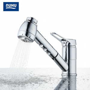 <span class=keywords><strong>Robinet</strong></span> mélangeur de cuisine en laiton à douchette extractible, double fonction avec douchette et tuyau, emballage personnalisé en gros, produit phare - Product Image 3