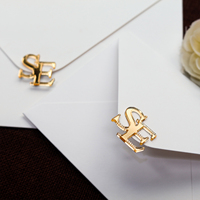 Letras Acrílicas 3D Personalizadas al por Mayor con Adhesivo para Invitaciones, Sobres, Menús, Manualidades, Monogramas, Números, Logotipos, Decoración, Recuerdos, Embalaje