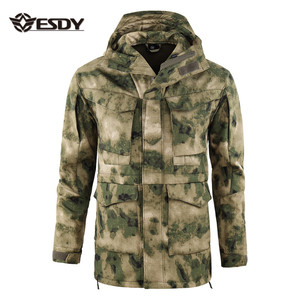 Chaqueta Táctica de Camuflaje para Caza y Deportes al Aire Libre, Cortavientos de Forro Polar, Venta al Por Mayor ESDY - Product Image 2