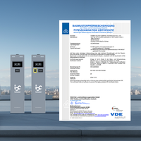 Station de recharge pour véhicules électriques OCPP 2.0.1 avec équilibrage dynamique du chargeur et paiement par point de vente, station de recharge EV au sol