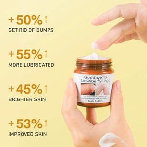 Crème hydratante personnalisée pour les jambes, réparatrice de peau de poulet, exfoliante pour peaux mortes - Product Image 4