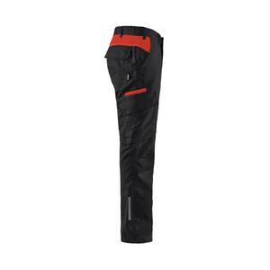 BLAKLADER - 144418329956C156 Industry <b>trousers</b> stretch Black/<b>Red</b> - EAN 7330509757703 WORK <b>TROUSERS</b> <b>CARGO</b> WORK <b>TROUSERS</b> - Product Image 3