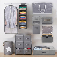 Boîte de rangement pliable en tissu imperméable pour vêtements, bijoux, tiroirs de salle de bain, vente en gros, OEM, ODM, marque privée, en vrac