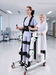 Robot de rehabilitación de extremidades inferiores ajustable, adecuado para discapacitados, ancianos e instituciones de rehabilitación. - Product Image 5