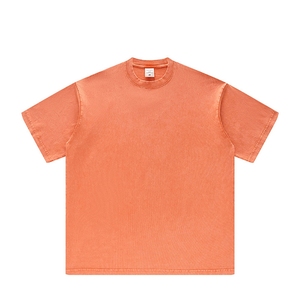 Camiseta de algodón de gran tamaño vintage personalizada para hombre - Product Image 2