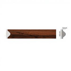 Moldura Decorativa de Pared con Aspecto de Madera en PS, Resistente al Agua |   Molduras de Pared Interiores de Poliestireno, Venta al por Mayor de Fábrica - Product Image 1