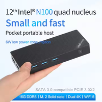 INYUDA 12e génération Intel Mini PC N100 processeur DDR5 12G 256G SSD disque dur WiFi5 Mini ordinateur de jeu nouveau produit
