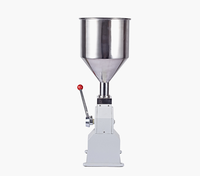 Machine de remplissage manuelle de pâtes et liquides 5-50 ml, remplisseur spécialisé pour chariots à gelato italiens, idéale pour les petites entreprises