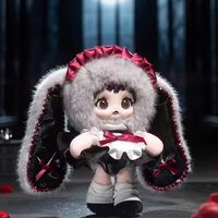 Nouveau produit scellé original 6 pièces/boîte Nommi Heymi Série Jeu de la Sorcière Poupée en peluche Boîte mystère Poupées en vinyle Breloques de sac pendentif gothique