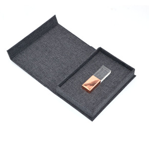Boîte d'emballage en lin <span class=keywords><strong>pour</strong></span> micro présentation, clé usb, logo personnalisé 2.0 3.0, coffret cadeau <span class=keywords><strong>pour</strong></span> <span class=keywords><strong>photographe</strong></span>, vente en gros, économique - Product Image 3