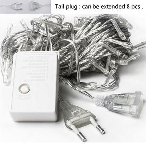 <span class=keywords><strong>Guirlande</strong></span> <span class=keywords><strong>lumineuse</strong></span> LED extérieure étanche en forme de glaçon pour Noël, <span class=keywords><strong>rideau</strong></span> de lumières féeriques pour le Nouvel An, mariage, rue, décoration de fêtes - Product Image 2