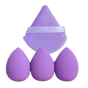 Set <span class=keywords><strong>de</strong></span> Herramientas <span class=keywords><strong>de</strong></span> Maquillaje Profesional 2 en 1: Borla Triangular para Polvo <span class=keywords><strong>de</strong></span> Terciopelo y <span class=keywords><strong>Esponja</strong></span> <span class=keywords><strong>de</strong></span> Maquillaje Tipo Malvavisco - Product Image 5