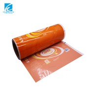 Film semi-transparent personnalisé pour lessive en rouleau, matériau laminé pour machine d'emballage automatique haute vitesse – En stock