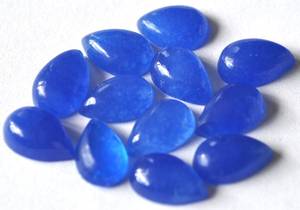 Lote de 5 Cabujones de Jade Azul Pera de 4x6mm, Piedras Preciosas Naturales Sueltas Pulimentadas para Joyería y Manualidades - Product Image 4