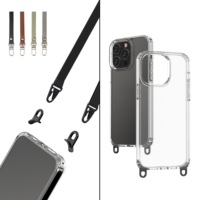 Coque de téléphone transparente tendance pour iPhone 13 15 16 17 Pro Max, étui transparent pour téléphone portable