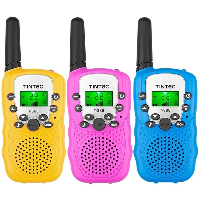 Kids Walkie Talkie Two Ways Radio Toy Walkie Talkie for Kids 3 Miles Range 22 Channels Handheld Mini Walkie Talkie for Adventure