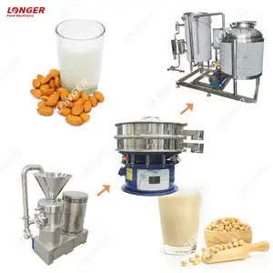 Japanische industrielle Sojabohnenmilch-Verarbeitung maschine und Ausrüstung Produktions linie Mandel-/Sojamilch-Herstellungs maschine