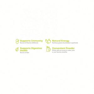 純粋にインスパイアされた有機スーパーフードグリーンパウダースムージーミックスプライベートラベルプロテインサプリメント大人用妊娠中の女性用 - Product Image 3