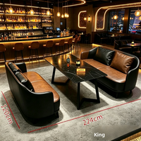 Ensemble de mobilier de bar en bambou pour usage commercial - Table et chaises de bar au design discret pour café, restaurant occidental, bistrot, salle à manger
