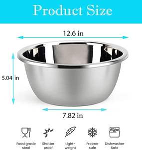 Passoire de cuisine en acier inoxydable avec égouttoir pour riz et bassine de lavage multifonctionnelle - Product Image 2