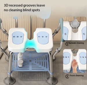Suministro directo de fábrica, equipo de seguridad para el hogar de aleación de aluminio, silla de baño para ancianos, pared de baño para mujeres embarazadas - Product Image 2
