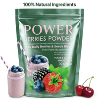 Poudre de Super Fruits Rouges 150g Superaliment Complément Alimentaire Antioxydant Mélange pour Smoothie Boisson OEM